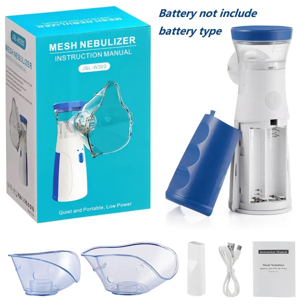 Portable Nebulizer Machine for Kids and Adults-Ultrasonic Mesh Nebulizer - Image 2