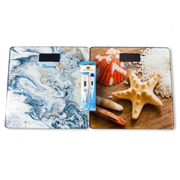 TRS Comfort Digital Weight Scale + Thermometer